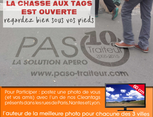 Tentez de gagner une TV en postant une photo de vous avec l’un de nos Clean-Tag® : du 1er au 30 juin.