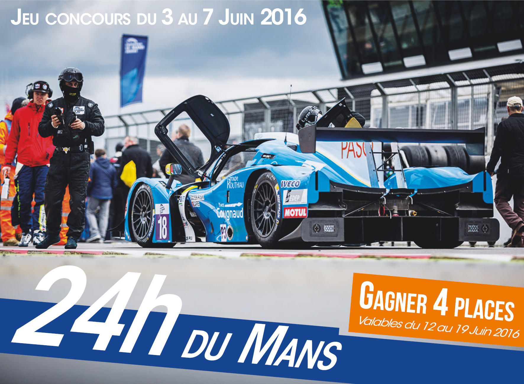 24h du Mans 4 places PASO Traiteur