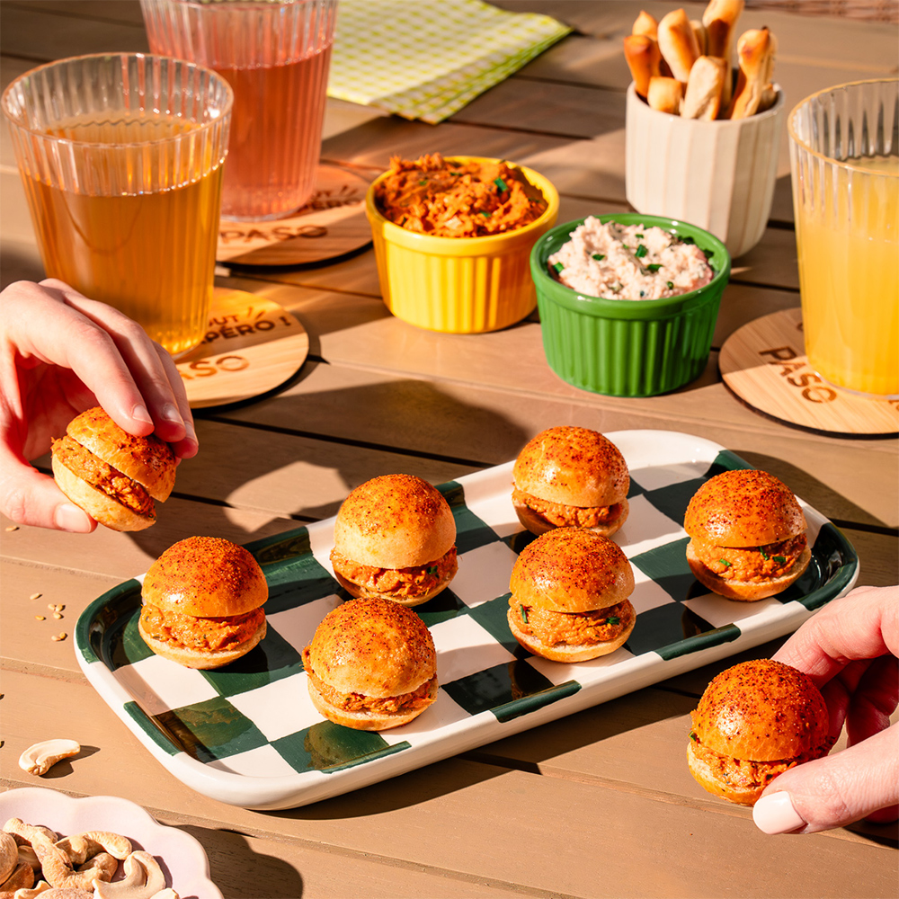 Burgers apéritifs Thon ambiance